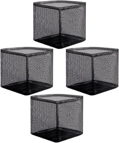 Vijverplantmanden Set - Waterplant Potten - Planten Kweken - Ademend PVC Materiaal - 4 stuks - A