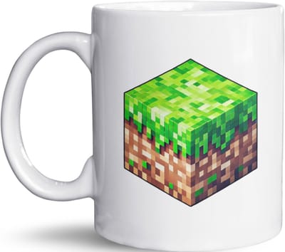 NietMokken.nl – Grappige Mok – Minecraft Grasblok Design – Gaming Beker – Leuk Cadeau voor Minecraft Fans – Koffietas – Vaatwasser- en Magnetronbestendig - Keramische tas 325ml