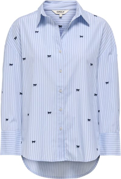Regular fit overhemdblouse met all-over motief model 'OREGON'