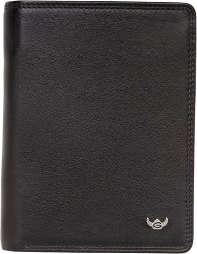 Golden Head Leren portemonnee Polo RFID Protect Kombischeintasche mit Riegel 1458 Schwarz zwart