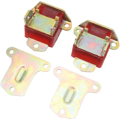 2 stuks motorsteunen 3990914 3960768 van polyurethaan en gegalvaniseerd staal, vervanging voor Chevy LS1 LS2 LSX LQ9 SBC BBC beige