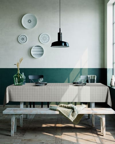 Mistral Home - TAFELKLEED - sogo - 150 x 250 cm - effen kleur - grijs- Duurzaam