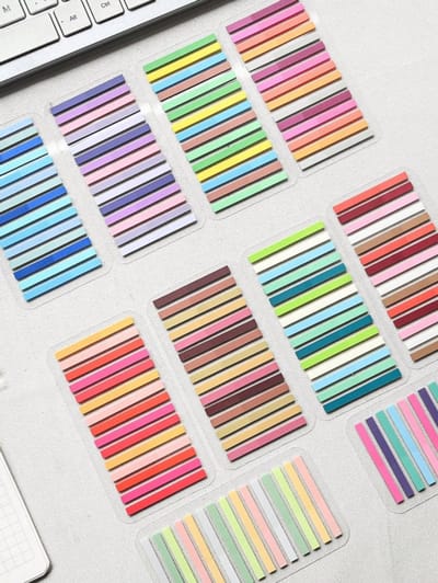 Index Tabs Sticky Notes – 300 tabs/stickers – Citrus Splash – Plakkertjes voor Notities – Perfect voor Bullet Journal en Boek Annotatie – Leuk Kerstcadeau, Sinterklaascadeau of Schoencadeau – Cadeaus onder €5