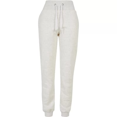 Urban Classics - High Waist Color Melange Dames joggingbroek - 5XL - Grijs