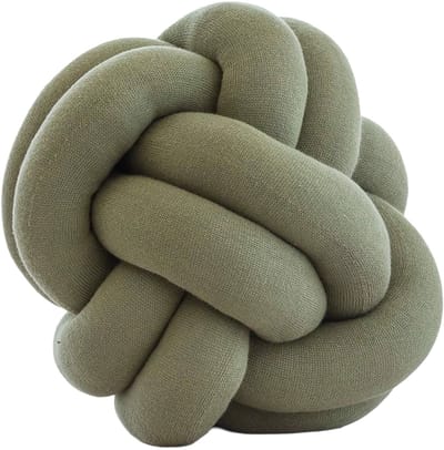 Urbane Hide | Kussen | Sierkussen | 30x30 cm | Knot Gebreid | Katoen | Pistachegroen | Wonen | Woonaccessoires