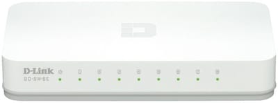 D-Link GO-SW-8E - Netwerkswitch - Unmanaged - Wit