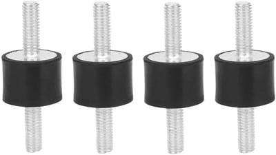 M6 Rubber Mounts voor Geluiddemping, 4 Stuks Silentblock Absorbers voor Schokdempers en Compressoren van Diesel en Benzinemotoren