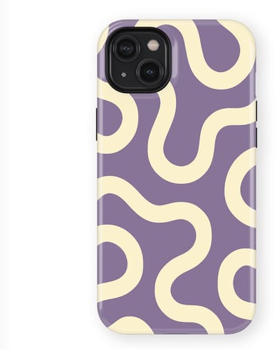 DripCase Motion Flow Tough Hoesje geschikt voor iPhone 14 Plus | Backcover met Mag | Trendy Design | Valbescherming | Pastel Path