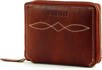 CHIEMSEE Leren Portemonnee Leather Wallet Brown Bruine