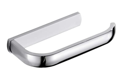Dailygoods - Handdoek Rail Bar - Messing Handdoek Houder - Wandmontage - Helder Zilver Chroom - Handdoek Rack - 57,5 cm - Geschikt voor Badkamer