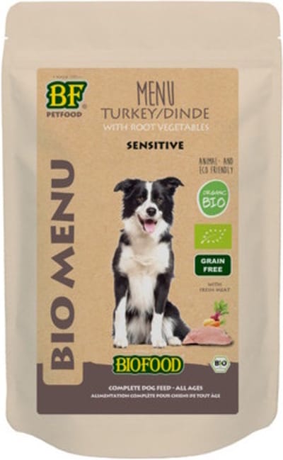 Biofood Organic Kalkoen Menu 150 gr