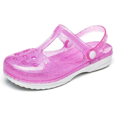 Zomer grot schoenen Dames sandalen Jelly schoenen Dames sandalen Verpleegsters sandalen en slippers 41 roze