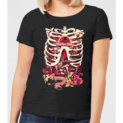 Rick and Morty Anatomy Park Dames T-shirt - Zwart - L