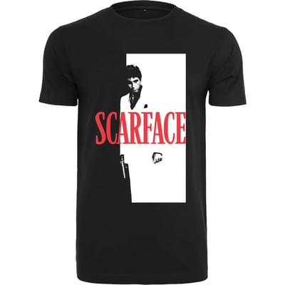 Merchcode Scarface - Scarface Logo Heren T-shirt - XS - Zwart