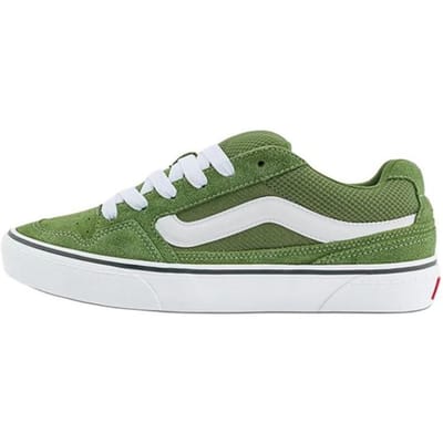 Vans Caldrone Comfortabele Veelzijdige Laag uitgesneden Skateschoenen Heren Sneakers Groen VN000CSPD6S 42 white