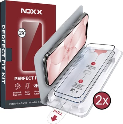 Screenprotector - Geschikt voor Apple iPhone 17e - 2 Stuks - Met Montagehulp - Perfect Fit Kit - Bubbelvrij Aanbrengen - Gehard Glas - Beschermglas - Tempered Glass - Screen Protector - Case Friendly