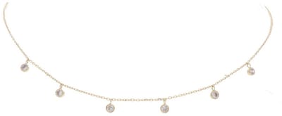 Glow 202.2129.45 Dames Ketting - Collier - Sieraad - Ketting met hanger - Rond - 14 Karaat Goud - Anker - 10 mm breed - 45 cm lang