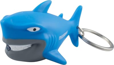 Munkees Sleutelhanger Haai Met Lampje Blauw Junior 6,4 Cm