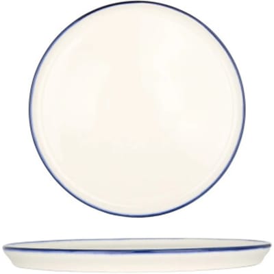 Bonna Dessertbord - Linea Blue - Porselein - 22 cm - set van 6