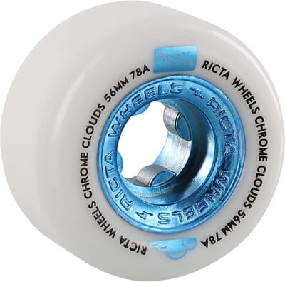 Ontspannen Skateboardwielen 56mm 78a - Chrome Clouds Stijl