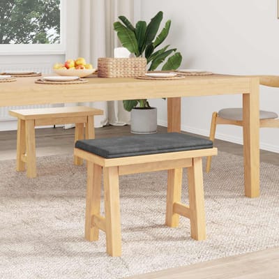 vidaXL - Bankkussen - Pluche - Corduroy - Lichtgrijs - Diepte - 35 - cm