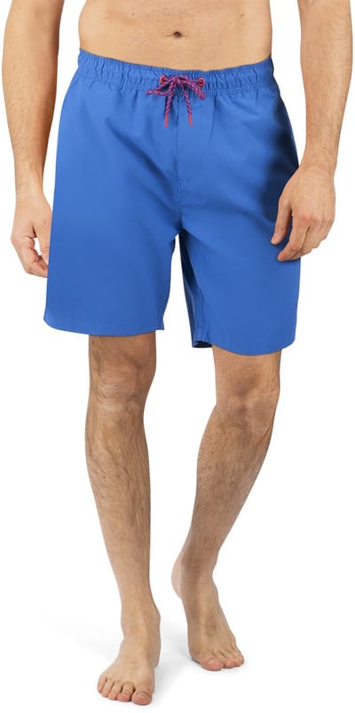 riverso Heren Short RIVDavid bequem Blauw M Volwassenen Sneldrogende Zwemshort met Trekkoord