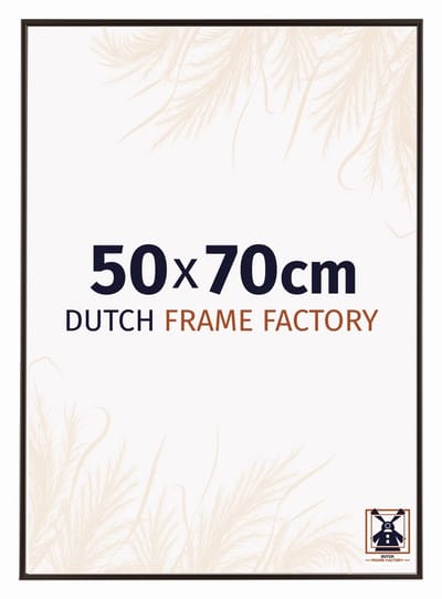 Fotolijst 50x70 cm - Kunststof - Antraciet - Easy