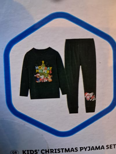 Paw Patrol Kinder Pyjama - Kerst pyjama - Maat 98/104 2-4 Jaar - Shirt en Broek - 100% Katoen