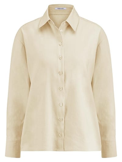 Lange blouse Van Peter Hahn beige