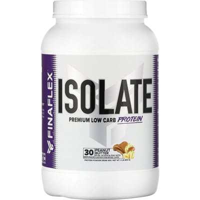 Finaflex, Isolate, protéine premium faible en glucides, saveur beurre de cacahuète, 2 lb (893 g)