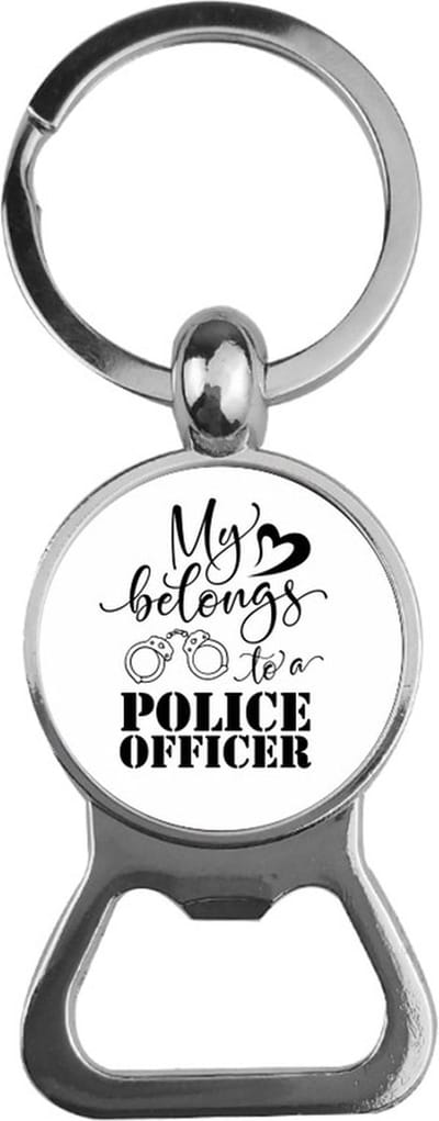 Bieropener Glas - My Heat Belongs To A Police Officer