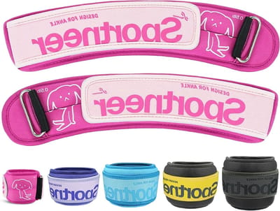 Verstelbare Enkelgewichten voor Volwassenen en Kinderen, Neopreen, 0.23kg tot 2.25kg, Ideaal voor Fitness en Training