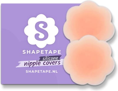 Shapetape Herbruikbare Nipple Covers - Zelfklevende Tepelplakkers - Tepelstickers - Tepelbedekkers - Tepelbeschermers - Siliconen nipple covers - Tepel Covers - Tepelpleisters - Boob tape - Nipple sticker