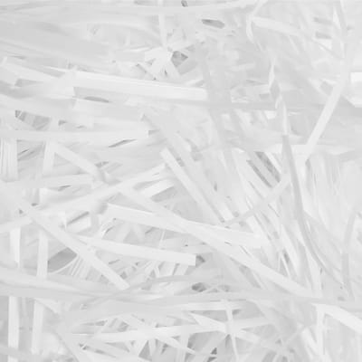 Papier versnipperd voor verpakking, wit, 2 kg, vulmateriaal voor cadeauboxen, knutselen en decoratie