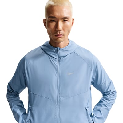 Nike Miler Jassen Heren - Blauw - Maat XL - Poly Woven