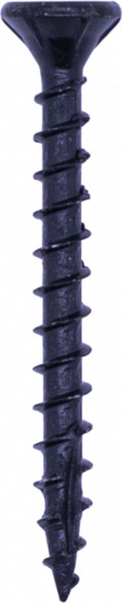 Woodies Ultimate spaanplaatschroef 4x20mm - platkop - T20 - shield - zwart - 61841238 (Per 200 stuks)