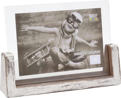 Deknudt Frames fotohouder S67TZ1 H - wit geschilderd - foto 13x18 cm