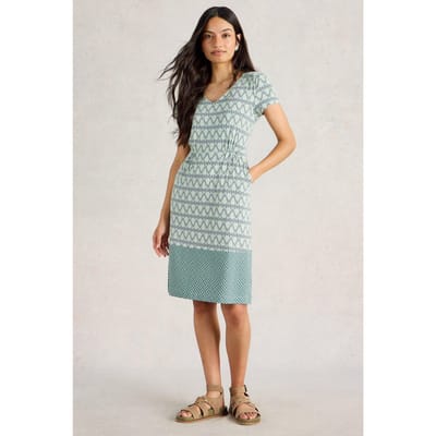 White Stuff Tallie Jersey Dress Light Green Taglia: 18 REGULAR | Abiti in T-Shirt Outlet | Donna | Verde