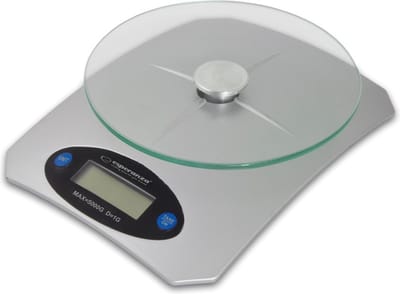 Keukenweegschaal Esperanza Eks006 Zilverkleurig 5 Kg