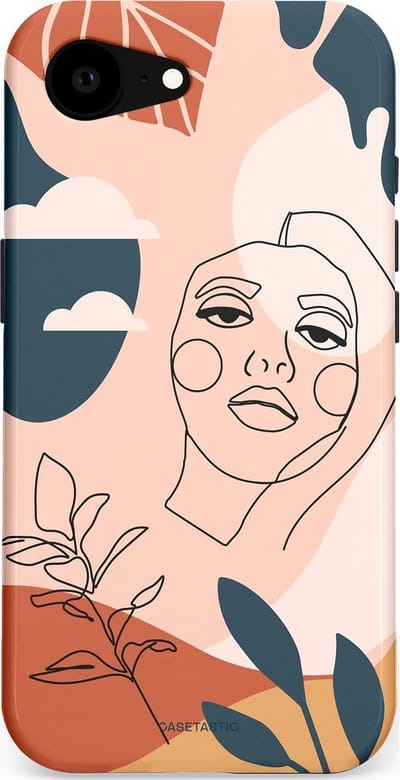 Casetastic Hoesje Geschikt voor Apple iPhone 16e Magsafe - Stijlvolle Beschermende Duo-layer Case - Zachte contour