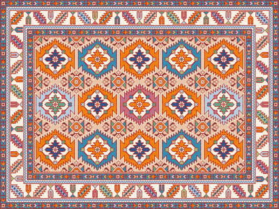 Vinyl | Vloerkleed vinyl | Boho Chique | 140x195 cm