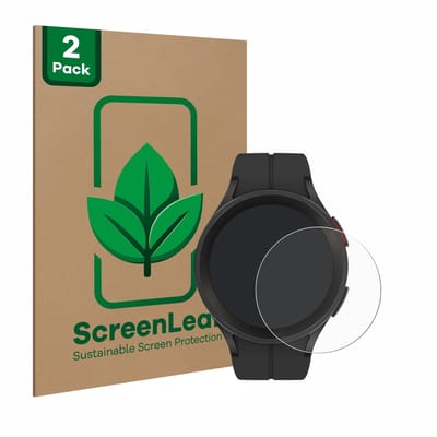 2 Stuks Screenprotector voor Samsung Galaxy Watch 5 Pro - Hoogwaardige Beschermfolie transparant