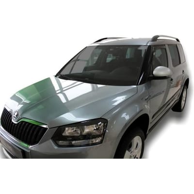 Déflecteurs d'air - J&J AUTOMOTIVE - Heko - Fumé - Acrylique renforcé - Pour Skoda Yeti 2009-2017