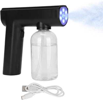Handheld Fogger Spray Gun voor Thuis, Kantoor en Tuin - Draagbare Oplaadbare Nevelspuit met 12 Oz Tank en Verstelbare Verneveling