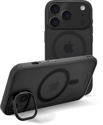 Mobilize Hoesje geschikt voor Apple iPhone 17 Pro MagSafe Telefoonhoesje Hardcase | Mobilize Hybrid Pro Backcover Shockproof | Geschikt voor MagSafe | Geschikt voor Draadloos Opladen met Magnetische Ring | Geschikt voor MagSafe Case - Zwart