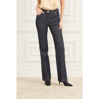 GUESS Marciano By  Maya Pant Dark Blue Maat: 38 | Wijde Broeken Outlet | Dames | Blauw