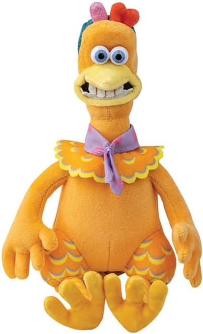 Pluche Kip Speelgoed - Zacht Dier - Knuffelen en Spelen - Milieuvriendelijk Materiaal - 25 cm - Oranje