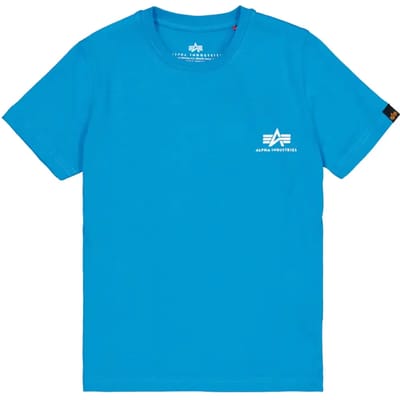 T-shirt met klein logo voor kinderen Alpha Industries Basic
