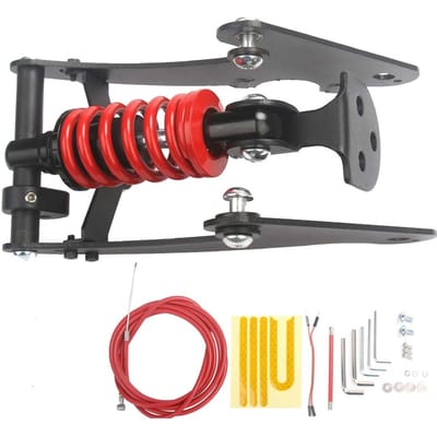 Accessoires de Scooter amortisseur arrière de Scooter Scooters électriques accessoires de Scooter compatibles Compatible with PRO1 PRO2 gray