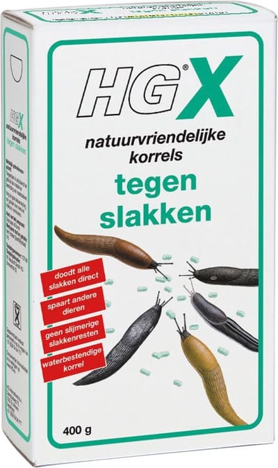 HGX natuurvriendelijke korrels tegen slakken - 400gr - doodt slakken direct